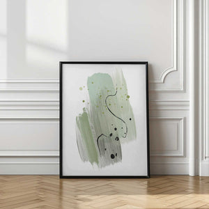 Tablou înramat „Planet Green-2” de Sally Ann Moss