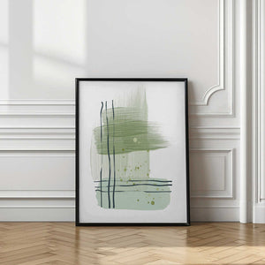 Tablou înramat „Planet Green-3” de Sally Ann Moss