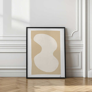 Tablou înramat „Yellow Blob Poster” de Lisa Ketty