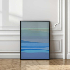 Tablou înramat „Blue Abstract I” de Orara Studio