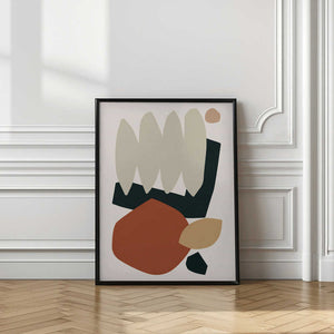 Tablou înramat „Collage Earth II” de Orara Studio