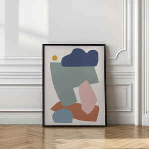 Tablou înramat „Collage Pastel I” de Orara Studio
