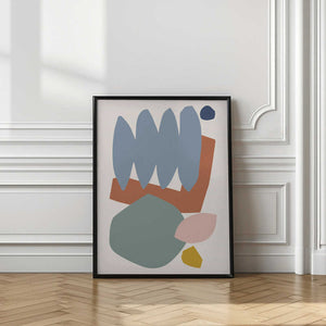 Tablou înramat „Collage Pastel II” de Orara Studio