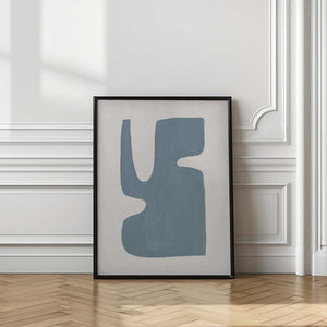 Tablou înramat „Mid Century Blue I” de Orara Studio