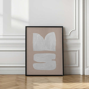 Tablou înramat „Mid Century Brown II” de Orara Studio