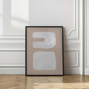Tablou înramat „Mid Century Brown III” de Orara Studio