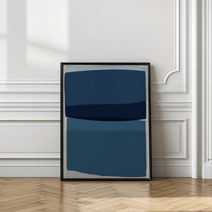 Tablou înramat „Modern Blue” de Orara Studio