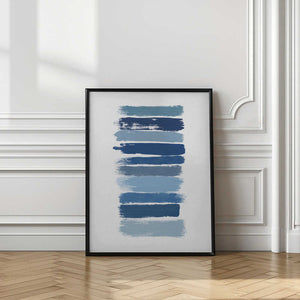 Tablou înramat „Ombre Blue” de Orara Studio