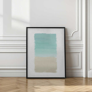 Tablou înramat „Turquoise Abstract” de Orara Studio