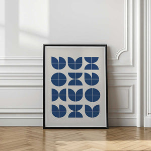 Tablou înramat „Geometric Harmony” de THE MIUUS STUDIO