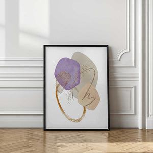 Tablou înramat „Cool Shapes 3” de Sally Ann Moss