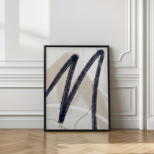 Tablou înramat „Abstract Lines No. 2” de Anne-Marie Volfova