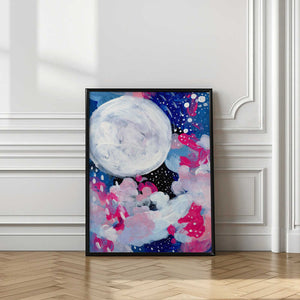 Tablou înramat „Magic Moon” de Ejaaz Haniff