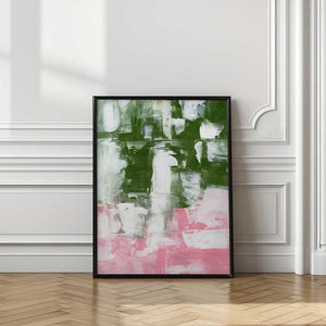 Tablou înramat „Olive Pink” de Ejaaz Haniff