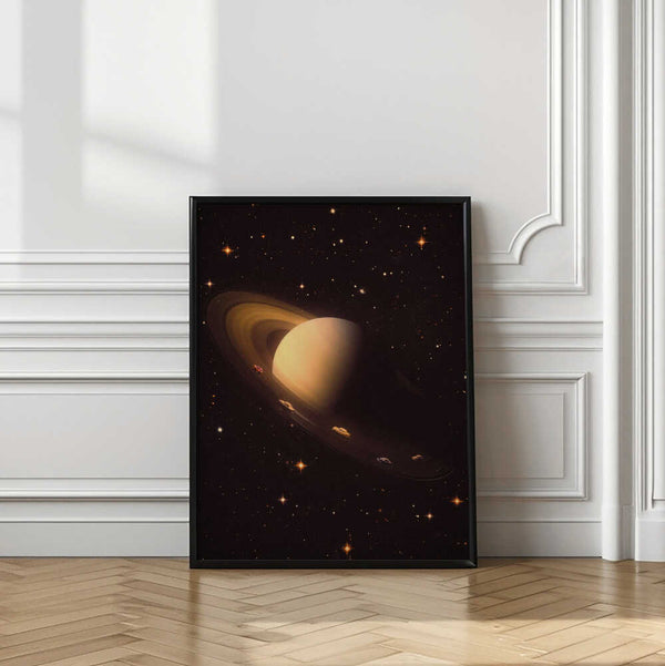 Tablou înramat „Saturn Riders I” de Taudalpoi