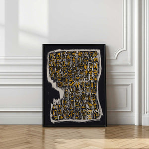 Tablou înramat „Ancient Script-Like Symbols” de Little Dean