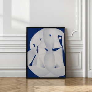 Tablou înramat „Paper Sculpture Abstract” de Little Dean