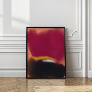 Tablou înramat „Red and Black Liquid” de Little Dean