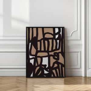Tablou înramat „Bold line composition 12” de Little Dean