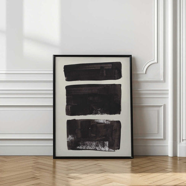 Tablou înramat „Ink Motif 9” de Ejaaz Haniff