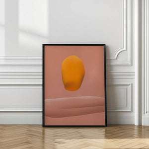 Tablou înramat „Stone portrait orange” de Little Dean