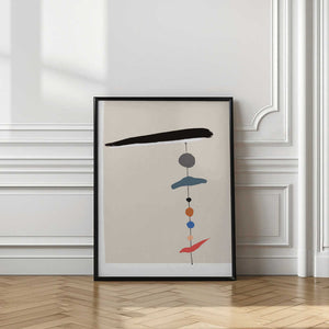 Tablou înramat „Simple Geometric Shapes” de Little Dean