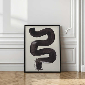 Tablou înramat „Ink Motif 24” de Ejaaz Haniff