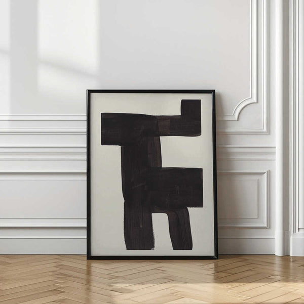 Tablou înramat „Ink Motif 40” de Ejaaz Haniff