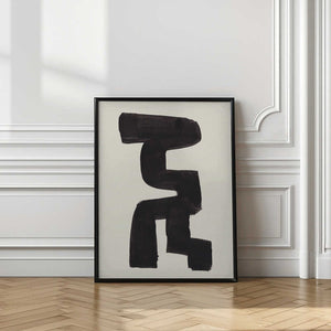 Tablou înramat „Ink Motif 44” de Ejaaz Haniff