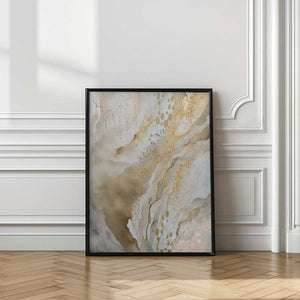Tablou înramat „Gold Marble” de Sally Ann Moss