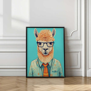 Tablou înramat „Lama 3” de Bilge Paksoylu