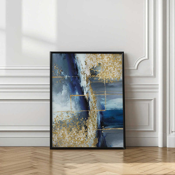 Tablou înramat „Blue Marble” de Sally Ann Moss