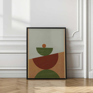 Tablou înramat „Contemporary Geometric 02” de Nilesh Kulkarni