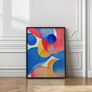 Tablou înramat „Nature Inspired Abstract Watercolor  (Day 59)” de Mauro
