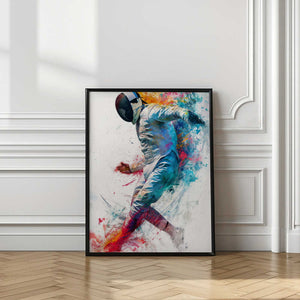 Tablou înramat „Fencing sport art #fencing #sport” de Justyna Jaszke
