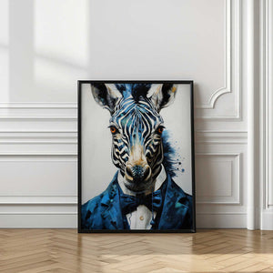 Tablou înramat „Hipster zebra” de Justyna Jaszke