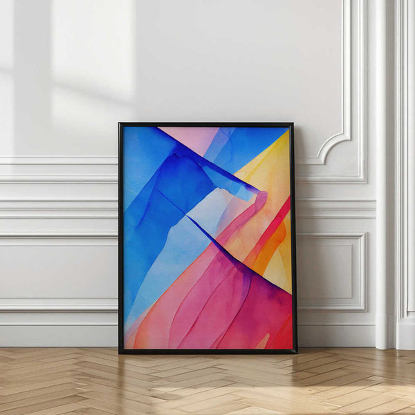 Tablou înramat „Nature Inspired Abstract Watercolor  (Day 72)” de Mauro