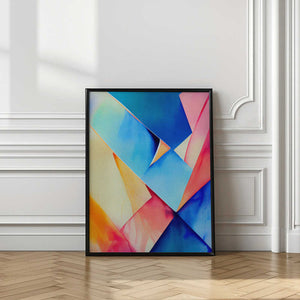 Tablou înramat „Nature Inspired Abstract Watercolor  (Day 91)” de Mauro