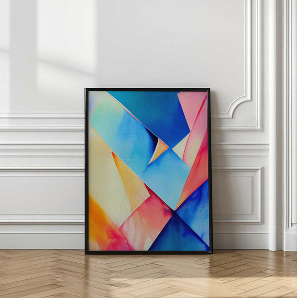 Tablou înramat „Nature Inspired Abstract Watercolor  (Day 91)” de Mauro