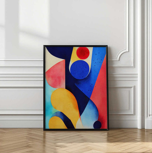 Tablou înramat „Nature Inspired Abstract Watercolor  (Day 93)” de Mauro