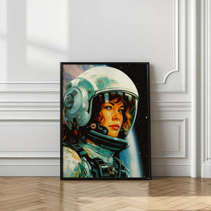 Tablou înramat „Astronaut Poster 1” de Taudalpoi