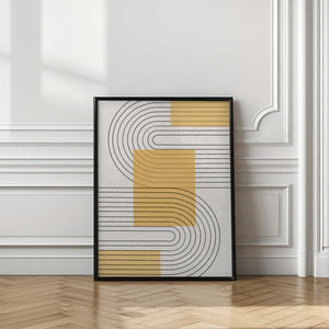 Tablou înramat „Curved Harmony” de THE MIUUS STUDIO