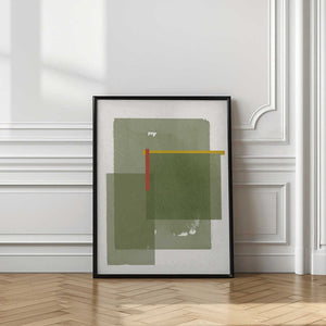 Tablou înramat „Layered Serenity” de THE MIUUS STUDIO