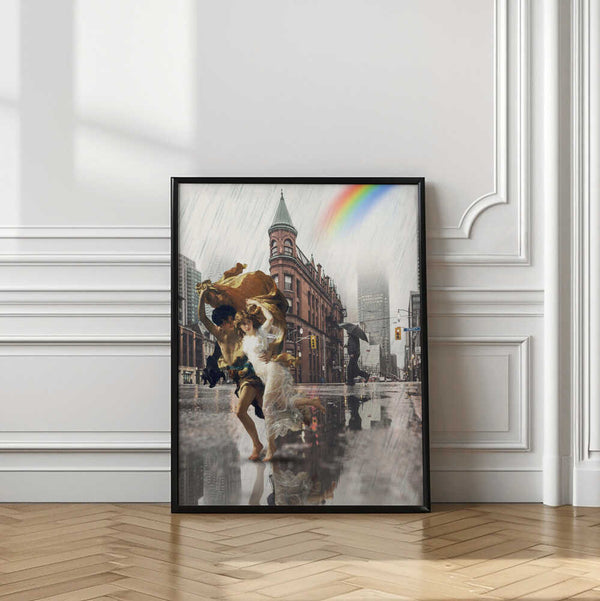 Tablou înramat „Center of the Storm” de Dikhotomy