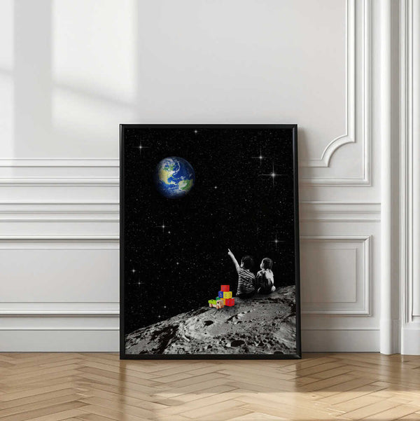 Tablou înramat „Together From the Moon” de Dikhotomy