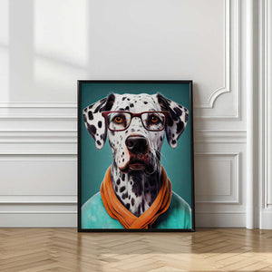 Tablou înramat „Dog Dalmatian” de Justyna Jaszke
