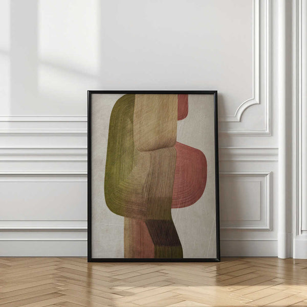 Tablou înramat „Metal Brushs nº3” de Alma