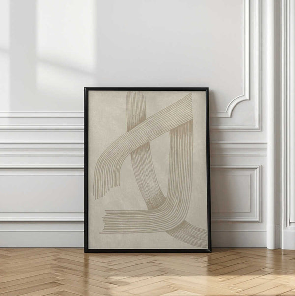 Tablou înramat „Abstract Sophisticated Line 01” de Lucrecia Caporale