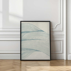 Tablou înramat „Ocean in lines 01” de Lucrecia Caporale