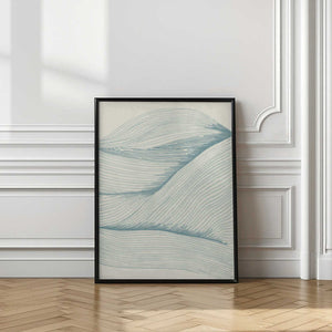 Tablou înramat „Ocean in lines 02” de Lucrecia Caporale